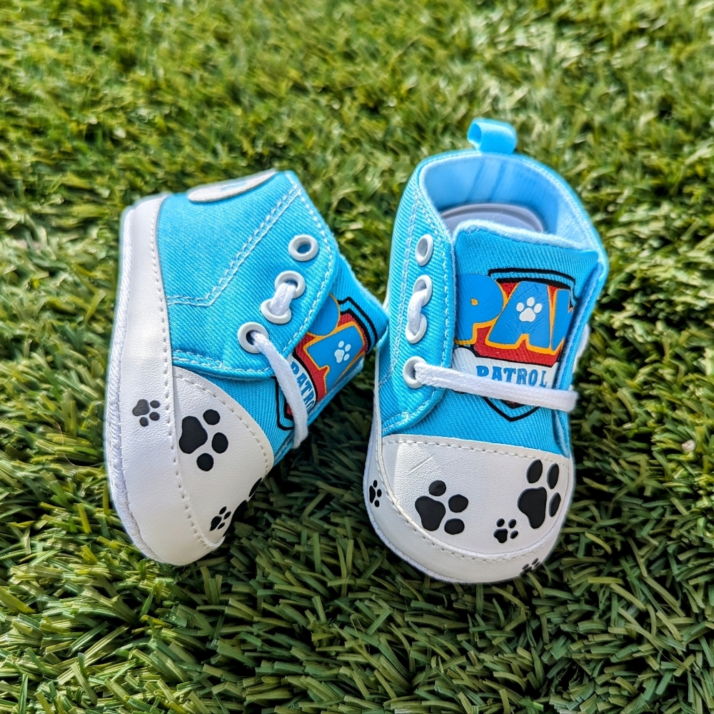 Cars, Paw Patrol or Ninja Turtle Custom Embellished Soft Bottom Sneakers